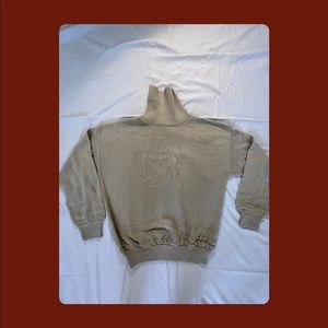 Thrifted, embroidered sweater